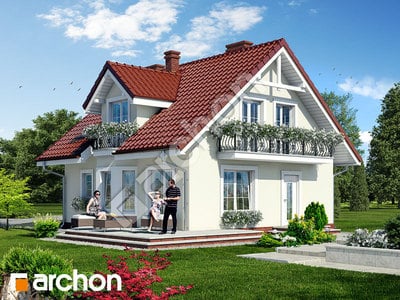 Archon+ Projekty domów - Dom w rododendronach 3 - widok 1