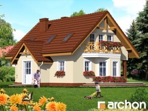 Archon+ Projekty domów - Dom w szafranie 3 - widok 1