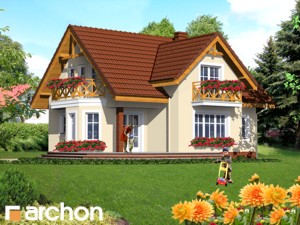 Archon+ Projekty domów - Dom w szafranie 3 - widok 2
