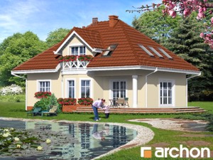 Archon+ Projekty domów - Dom w trzykrotkach - widok 2