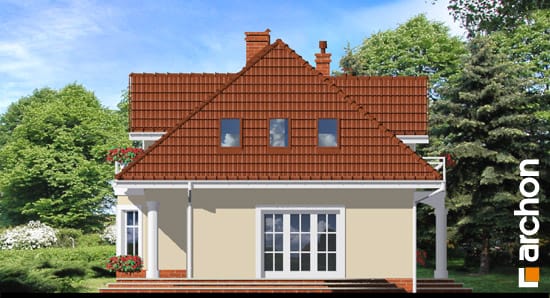 Archon+ Projekty domów - Dom w trzykrotkach - elewacja boczna