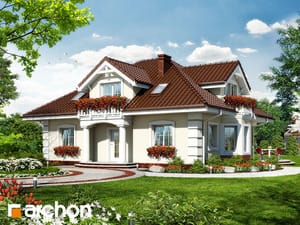 Archon+ Projekty domów - Dom w jeżówkach - widok 1