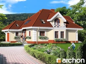 Archon+ Projekty domów - Dom w mimozach - widok 1