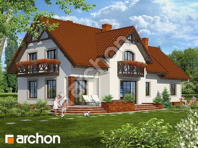 Archon+ Projekty domów - Pensjonat przy fontannie - widok 2