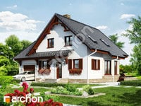 projekt domu - Dom w tamaryszkach (P) [ 118,4 m2 ] 