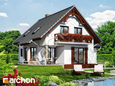 Archon+ Projekty domów - Dom w tamaryszkach (P) - widok 2