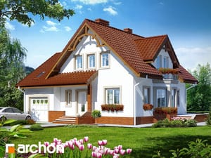 Archon+ Projekty domów - Dom w tamaryszkach 2 - widok 1