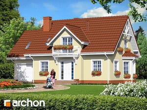 Archon+ Projekty domów - Dom w brzoskwiniach - widok 1
