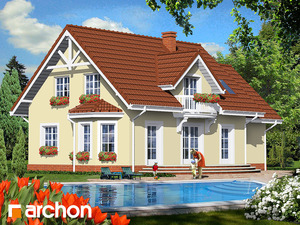 Archon+ Projekty domów - Dom w brzoskwiniach - widok 2