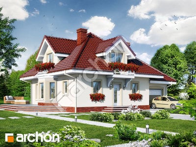 Archon+ Projekty domów - Dom w nektarynkach - widok 1