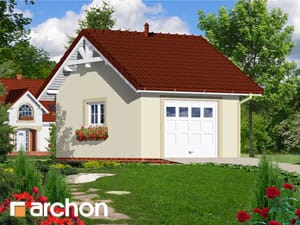 Archon+ Projekty domów - Garaż 1-stanowiskowy G13 - widok 1