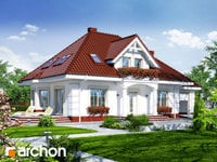 projekt domu - Dom w aksamitkach 3 [ 149,7 m2 ] 