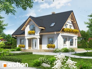 Archon+ Projekty domów - Dom w mirabelkach - widok 1