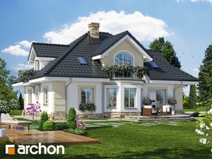 Archon+ Projekty domów - Dom w dąbrówkach (G2) - widok 2