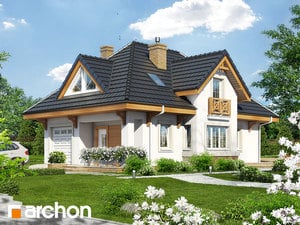 Archon+ Projekty domów - Dom w fuksjach 3 - widok 1