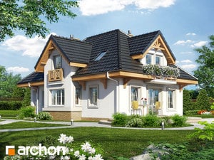 Archon+ Projekty domów - Dom w fuksjach 3 - widok 2