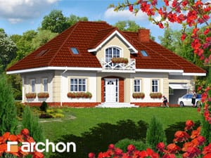 Archon+ Projekty domów - Dom pod krzewuszką - widok 1