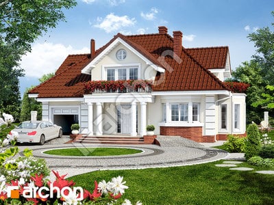 Archon+ Projekty domów - Dom w wiciokrzewie - widok 1