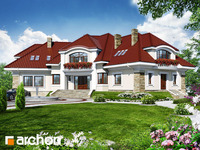 projekt domu - Rezydencja w Brześciu [ 727,6 m2 ] 