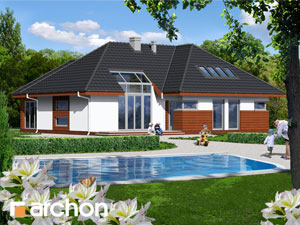 Archon+ Projekty domów - Dom w pigwowcach - widok 2