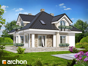 Archon+ Projekty domów - Dom w kokosach - widok 2