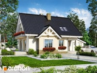 projekt domu - Dom w mandarynkach (G) [ 130,6 m2 ] 