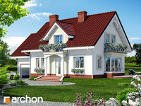 projekt domu - Dom w werbenach 2 [ 134,5 m2 ] 