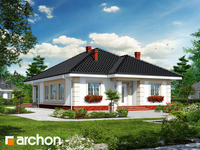 projekt domu - Dom w imbirze [ 125,4 m2 ] 