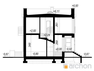 Archon+ Projekty domów - Dom w mircie  - 256