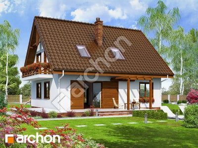 Archon+ Projekty domów - Dom w prymulkach (P) - widok 2