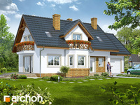 projekt domu - Dom w ananasach 2 [ 147,0 m2 ] 