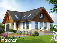 projekt domu - Dom w mango [ 126,6 m2 ] 