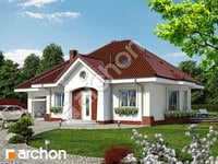 projekt domu - Dom w lotosach (G) [ 118,3 m2 ] 