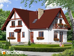 Archon+ Projekty domów - Dom na wzgórzu 2 (P) - widok 1