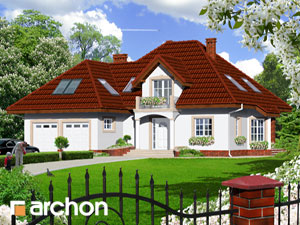 Archon+ Projekty domów - Dom w piwoniach 2 - widok 2