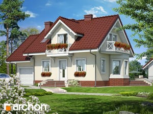Archon+ Projekty domów - Dom w perłówce - widok 1