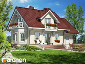 Archon+ Projekty domów - Dom w perłówce - widok 2