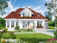 projekt domu - Dom w hibiskusie [ 163,4 m2 ] 