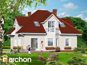 Archon+ Projekty domów - Dom w niezapominajkach (P) - widok 1