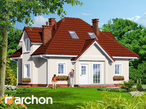 Archon+ Projekty domów - Dom w niezapominajkach (P) - widok 2