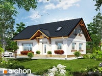 projekt domu - Dom w arnice (PD) [ 133,1 m2 ] 