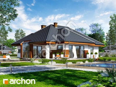 Archon+ Projekty domów - Dom w pigwowcach 2 - widok 1