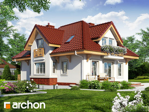 Archon+ Projekty domów - Dom w fuksjach 4 - widok 2