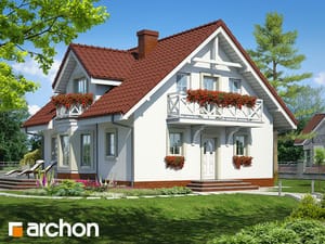 Archon+ Projekty domów - Dom w rododendronach 5 (W) - widok 1