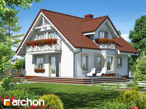 Archon+ Projekty domów - Dom w rododendronach 5 (W) - widok 2
