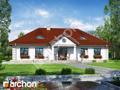Archon+ Projekty domów - Dom pod osiką - widok 2
