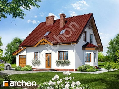 Archon+ Projekty domów - Dom w poziomkach 3 (G) - widok 1