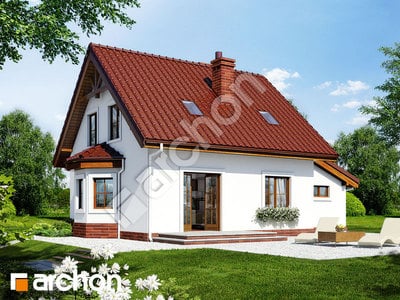 Archon+ Projekty domów - Dom w poziomkach 3 (G) - widok 2
