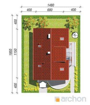 Archon+ Projekty domów - Dom w tataraku - sytuacja