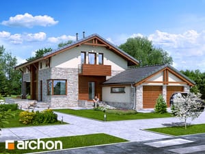 Archon+ Projekty domów - Dom pod hebanowcem - widok 1
